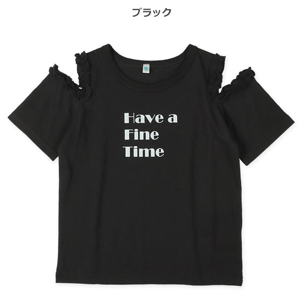 Off Shoulder Short Sleeve T-shirt