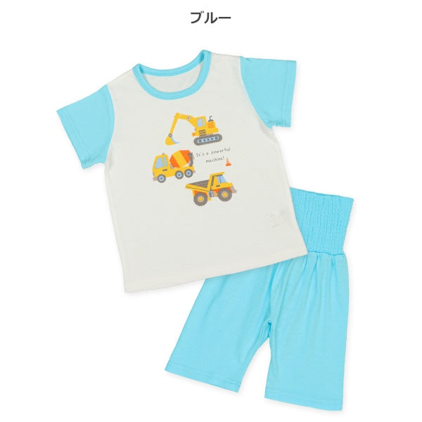 Vehicle Short Sleeve T-shirt and High Waist Pants Set