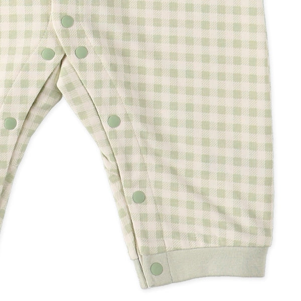 Checked Baby Overall Romper (Spring)