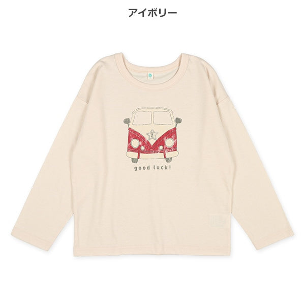 Distressed Bus Logo Long Sleeve Shirt (Winter, Spring, Autumn)