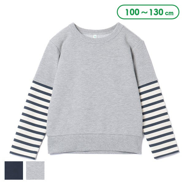 Layered Sleeve Sweatshirt (Winter, Spring, Autumn)