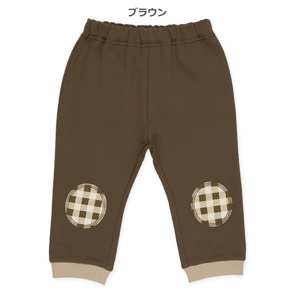 Checked Knee Patch Pants (Winter, Spring, Autumn)