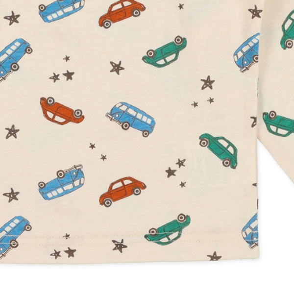 Car Print Long Sleeve Shirt (Winter, Spring, Autumn)