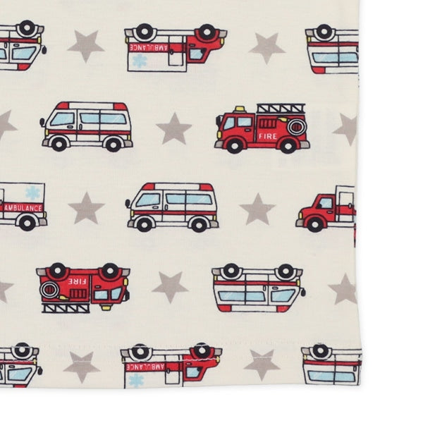 Ambulance Short Sleeve T-shirt and High Waist Pants Set