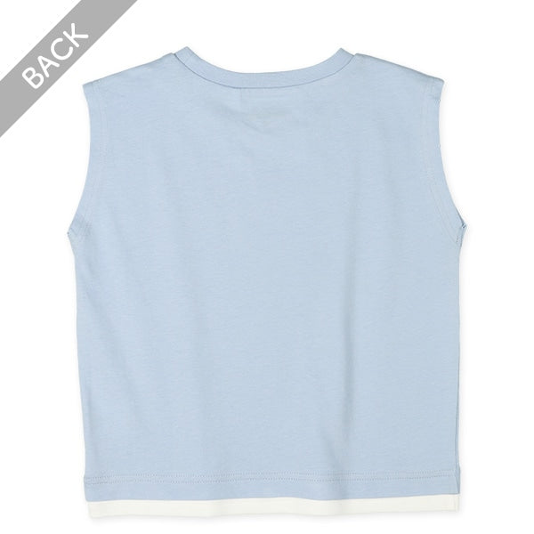 Layered Sleeveless T-shirt