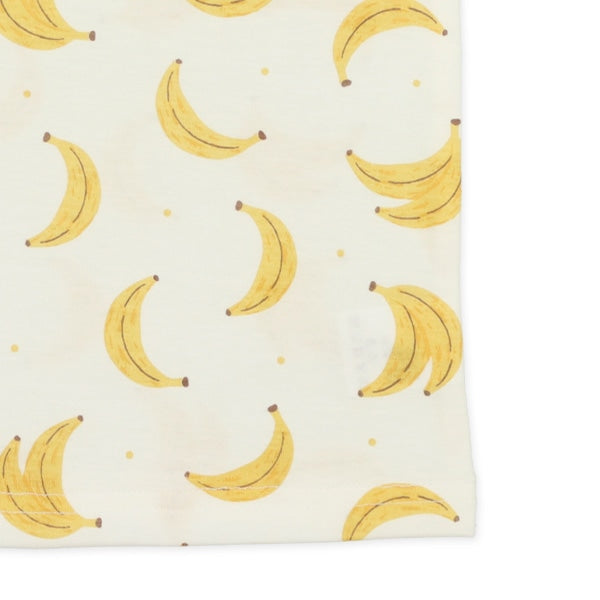Banana Short Sleeve T-shirt and High Waist Pants Set