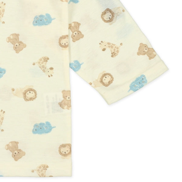 Bear Roll Up T-shirt and High Waist Pants Set