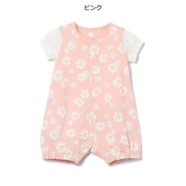 Floral Short Sleeve Romper