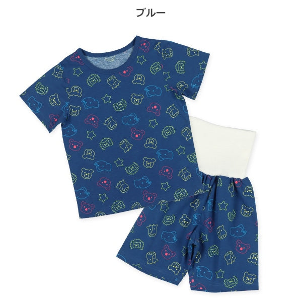 Animal Short Sleeve T-shirt and High Waist Pants Set