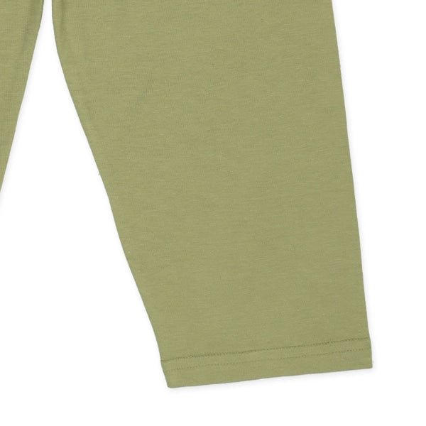 Dinosaur Short Sleeve T-shirt and High Waist Pants Set