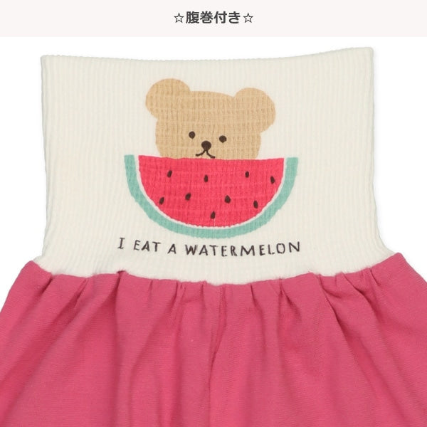 Watermelon Short Sleeve T-shirt and High Waist Pants Set