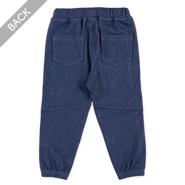 Side Stripe Denim Knit Pants (Winter, Spring, Autumn)