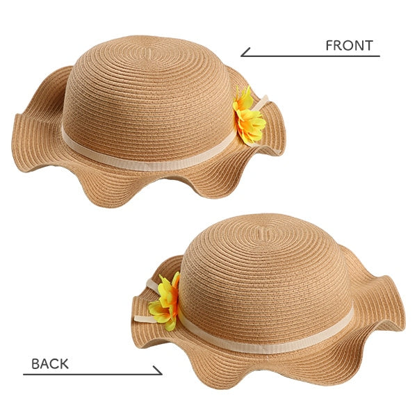 Washable and Foldable Sunflower Hat