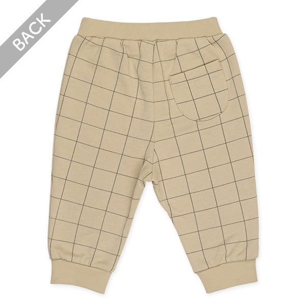 Check Grid Sarouel Pants (Winter, Spring, Autumn)