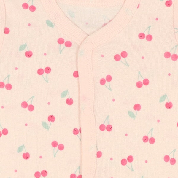 Short sleeve romper with front opening