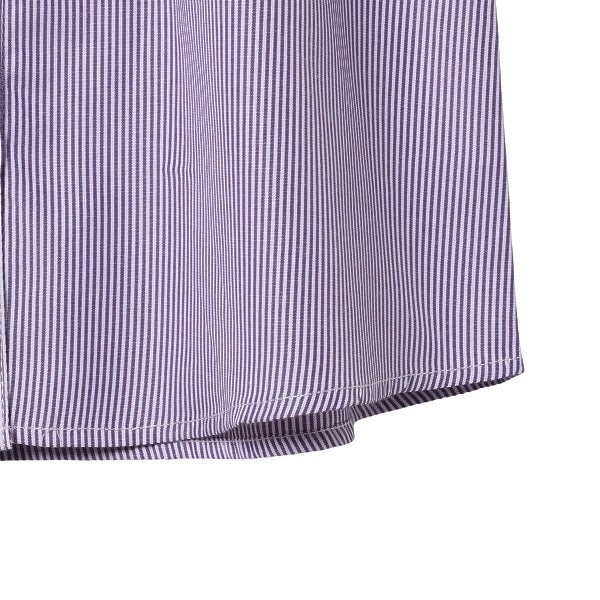 Stripe Frill Short Sleeve Shirt