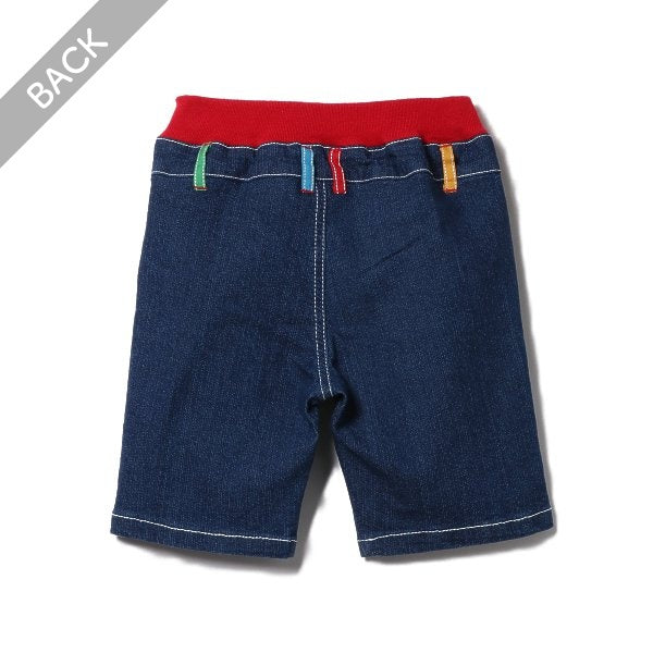 Stretch Denim Shorts