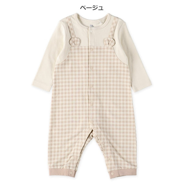 Checked Baby Overall Romper (Spring)