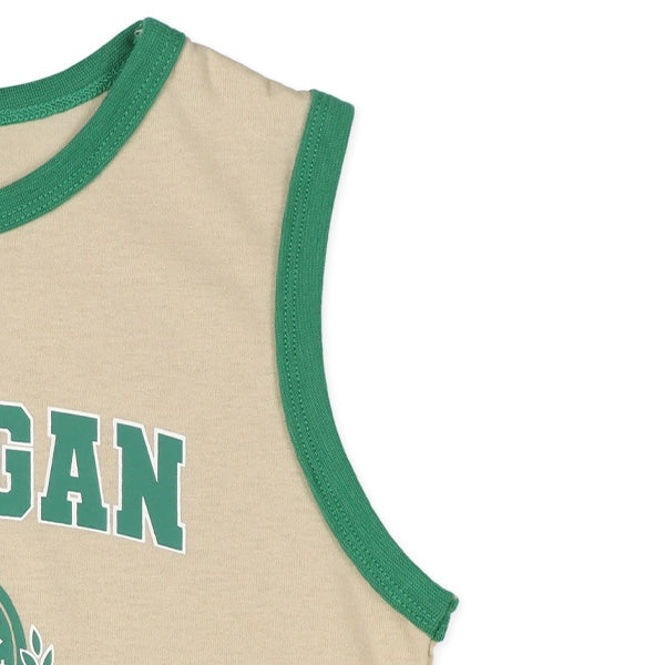 College Logo Sleeveless T-shirt