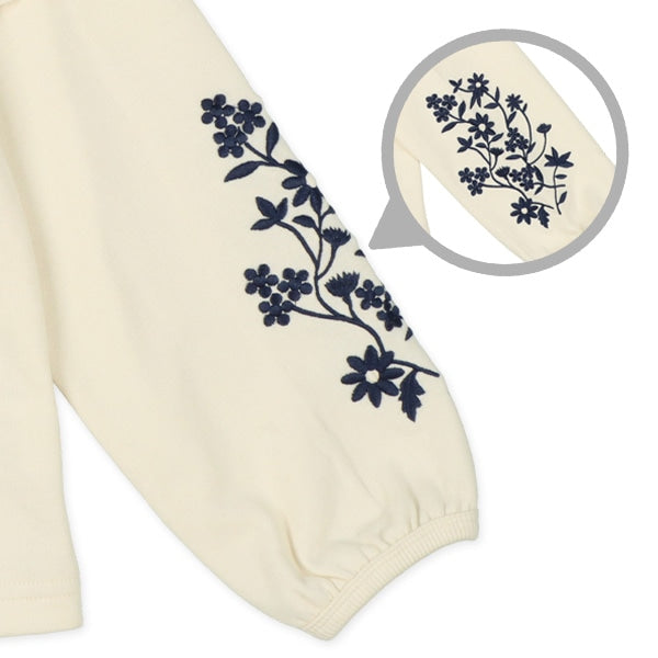 Sweatshirt with Sleeve Embroidery (Spring)