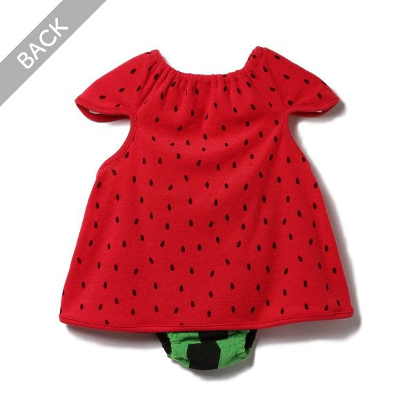 Watermelon Sleeveless Blouse and Shorts Set