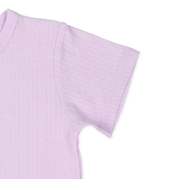 Short Sleeve T-shirt and High Waist Pants Set