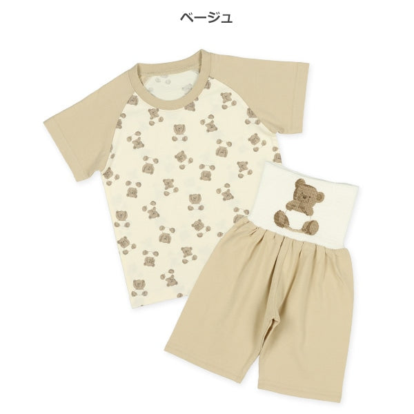 Baby Bear Short Sleeve T-shirt and High Waist Pants Set