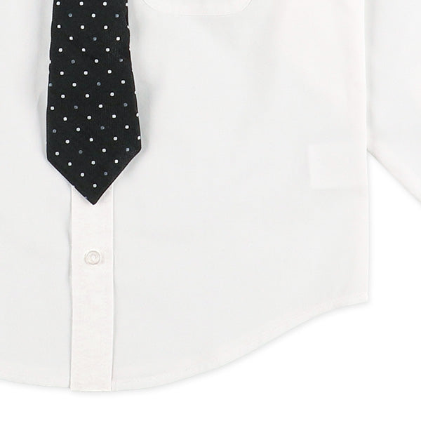 Long tie shirt for autumn, winter and spring
