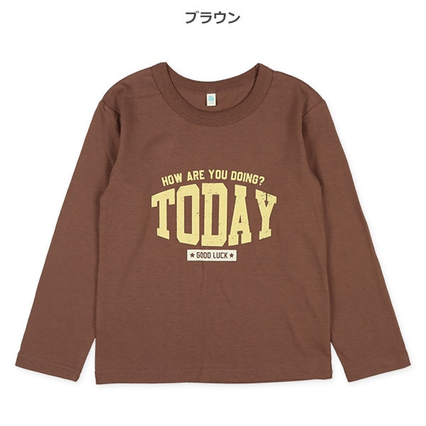 Distressed Logo Long Sleeve Shirt (Winter, Spring, Autumn)