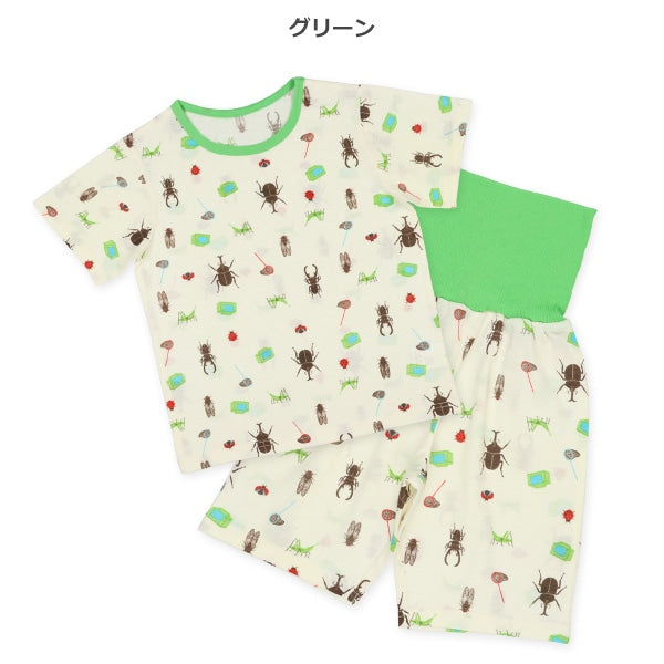 Insect Short Sleeve T-shirt and High Waist Pants Set