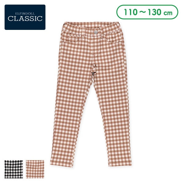 Twill Checked Pants (Winter, Spring, Autumn)