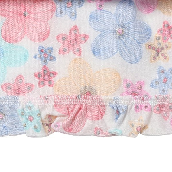 Floral Frill Short Sleeve T-shirt