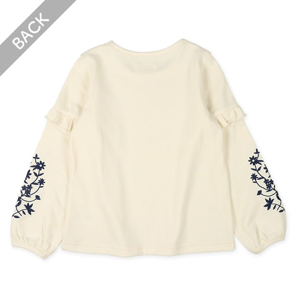Sweatshirt with Sleeve Embroidery (Spring)