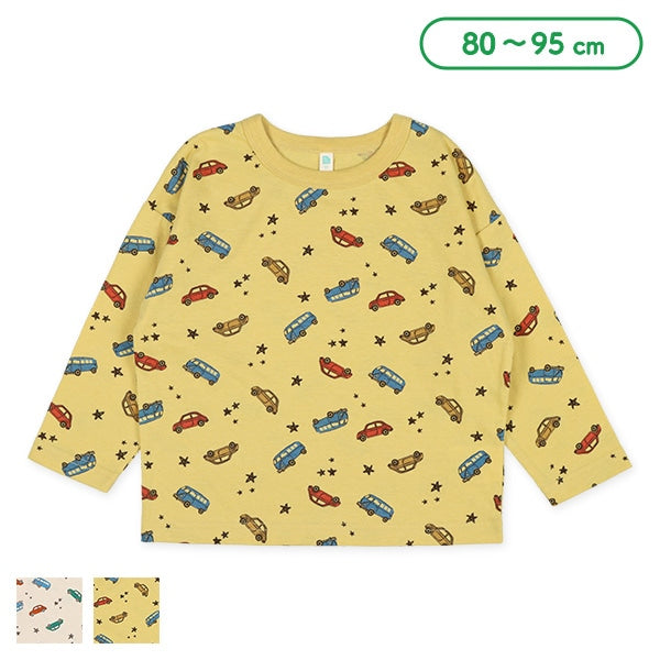 Car Print Long Sleeve Shirt (Winter, Spring, Autumn)