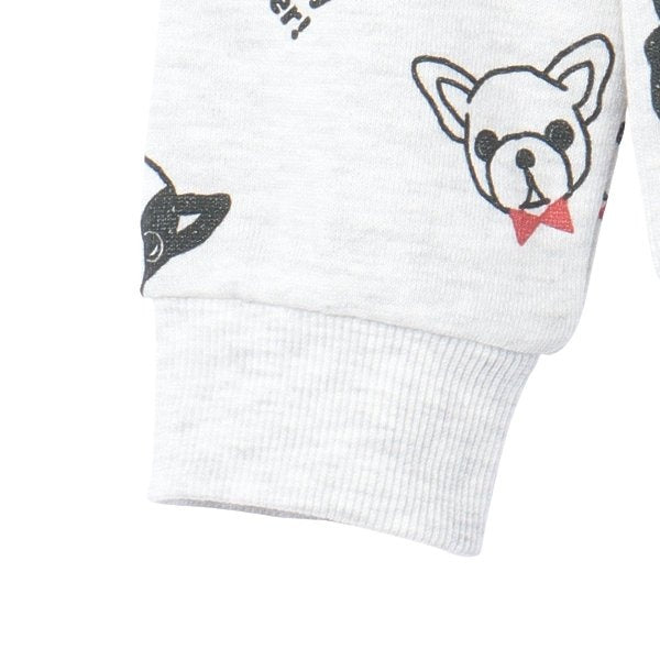 Bulldog Print Sweatshirt (Winter, Spring, Autumn)