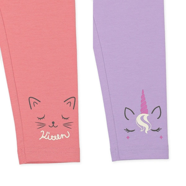 Cute Hem Print Leggings (Winter, Spring, Autumn)