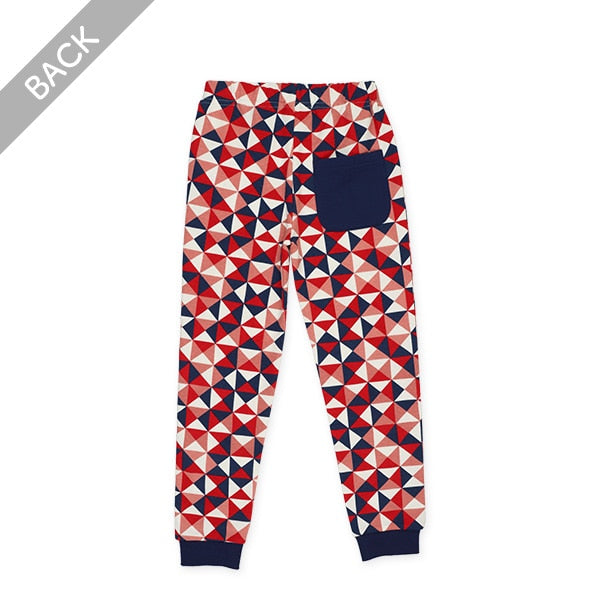 Geometric Design Long Pants (Winter, Spring, Autumn)