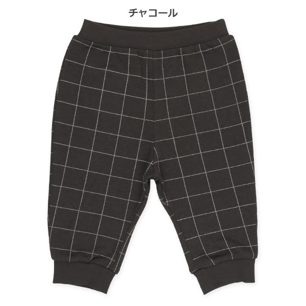 Check Grid Sarouel Pants (Winter, Spring, Autumn)