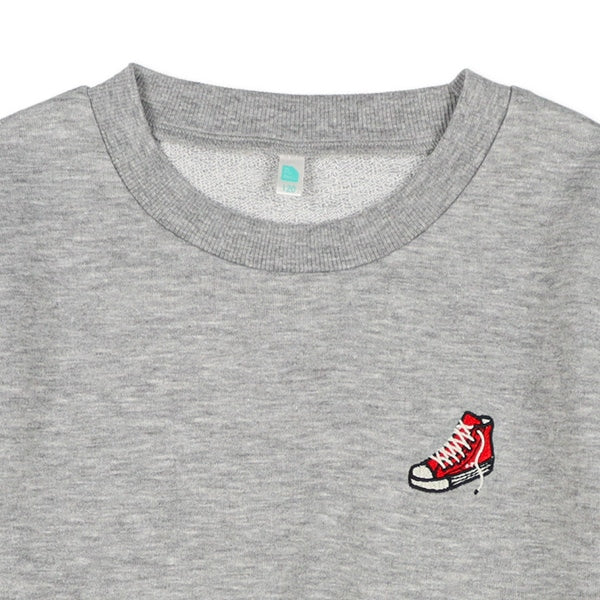 Embroidered Mini Logo Sweatshirt (Winter, Spring, Autumn)