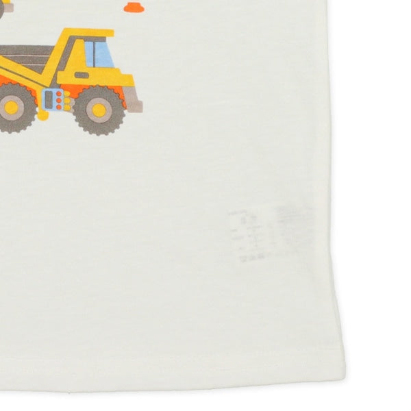 Vehicle Short Sleeve T-shirt and High Waist Pants Set