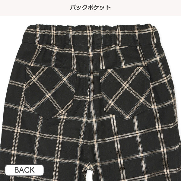 Checked Stretch Pants (Winter, Spring, Autumn)