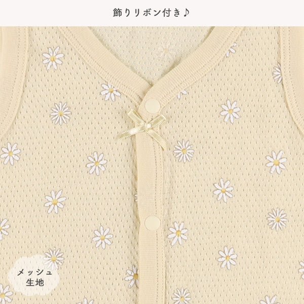 2Pieces Sleeveless Romper (Front Open)