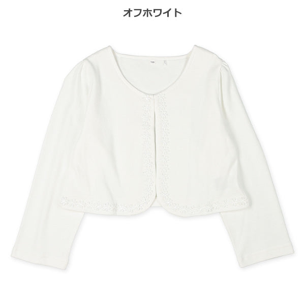 Lace Accents Smooth Bolero (Winter, Spring, Autumn)