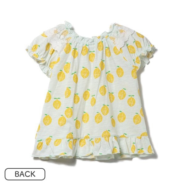 Fruit Sleeveless Blouse and Shorts Set
