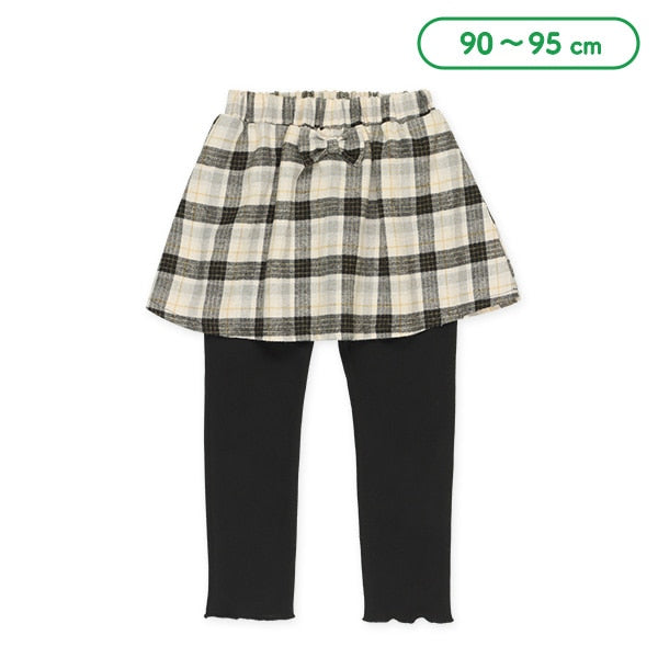 Check Skirt with Leggings (Winter, Spring, Autumn)