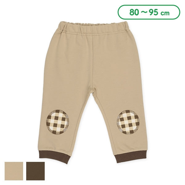 Checked Knee Patch Pants (Winter, Spring, Autumn)