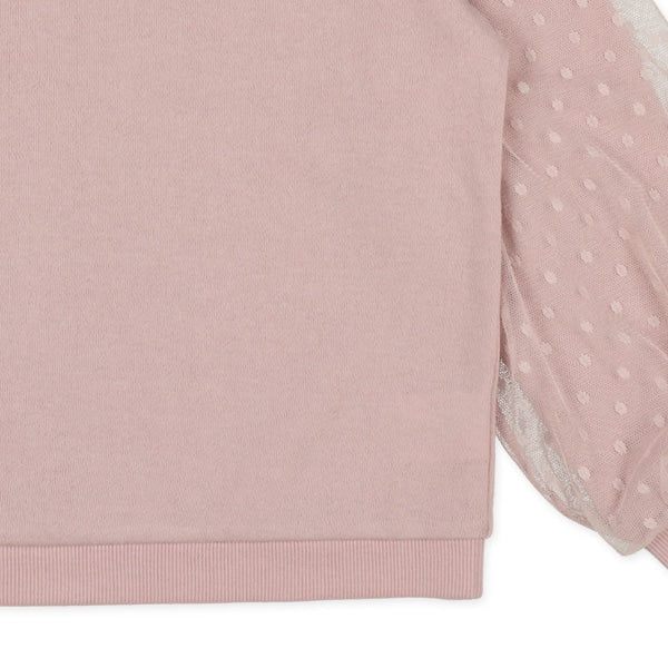 Tulle Sleeves Sweatshirt (Winter, Spring, Autumn)