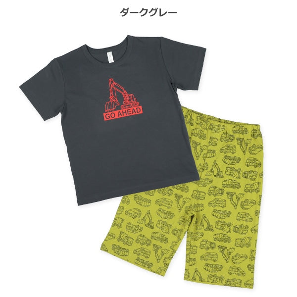 Pattern T-shirt and Pants Set