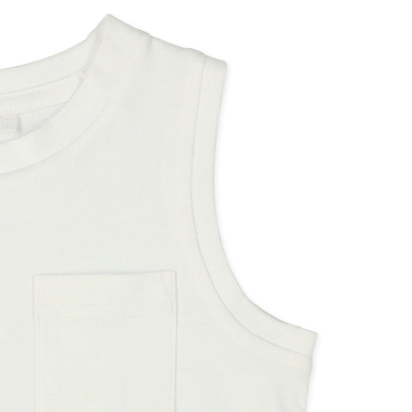 Plain Sleeveless T-shirt