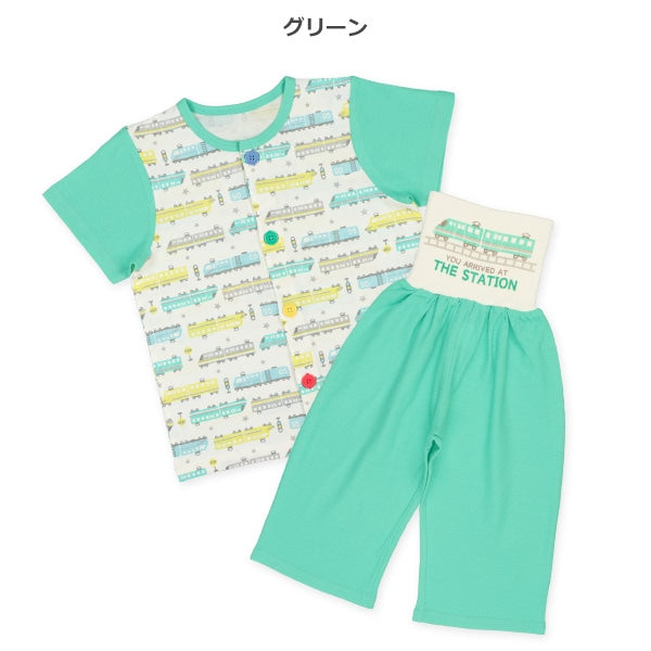 Train Short Sleeve T-shirt and High Waist Pants Set